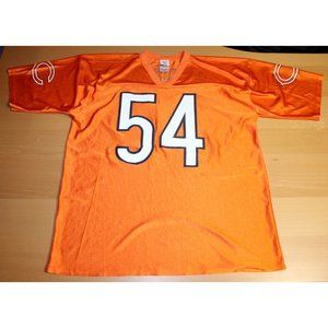 NFL Football Chicago Bears Brian Urlacher #54 Jersey XL Orange